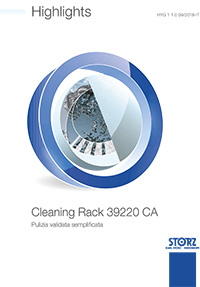 Centrale di sterilizzazione - Highlights Cleaning Rack 39220 CA - Pulizia validata semplificata